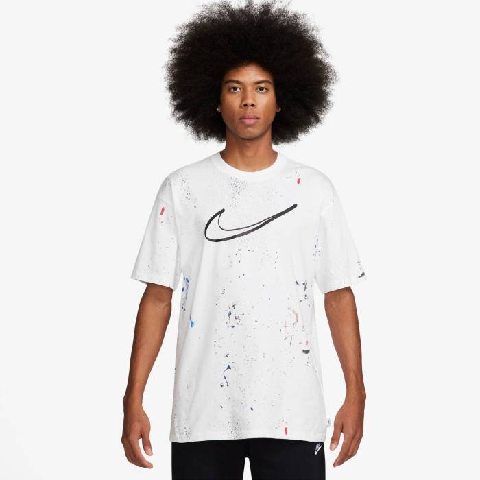【★百貨店SALE★6/11夜夜中2時迄】ナイキ Nike 【 Nsw M90 Breaking T-Shirt - Men\u0027s Men\u0027s White/Multi 】 プルオーバー メンズ メンズ 白いこと 白いこと