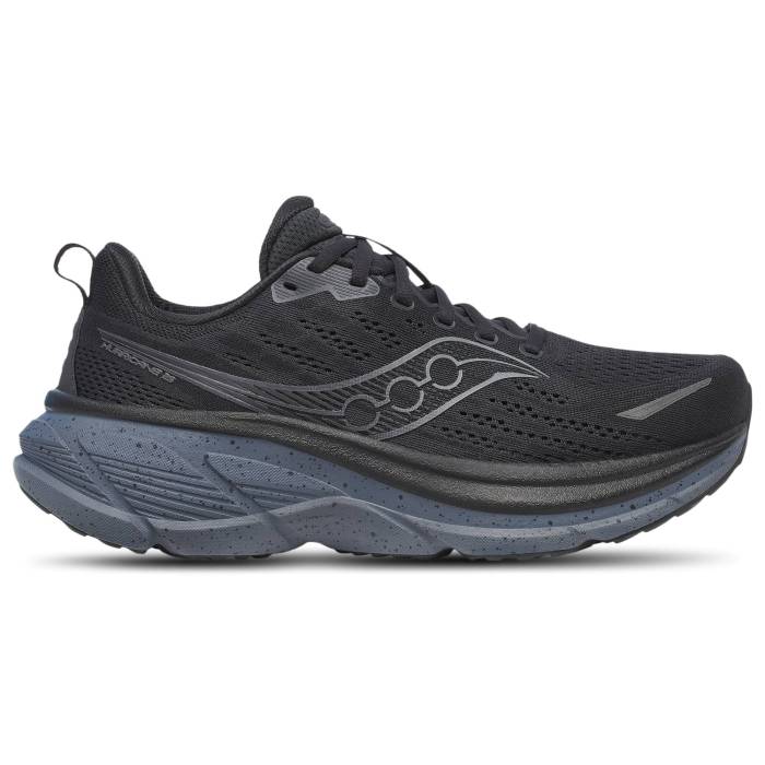 サッカニー Saucony 【 Hurricane 25 - Men\u0027s Men\u0027s Black/Shadow 】 ハリケイン メンズ メンズ 黒いこと 黒いこと シャドー・シャドウ
