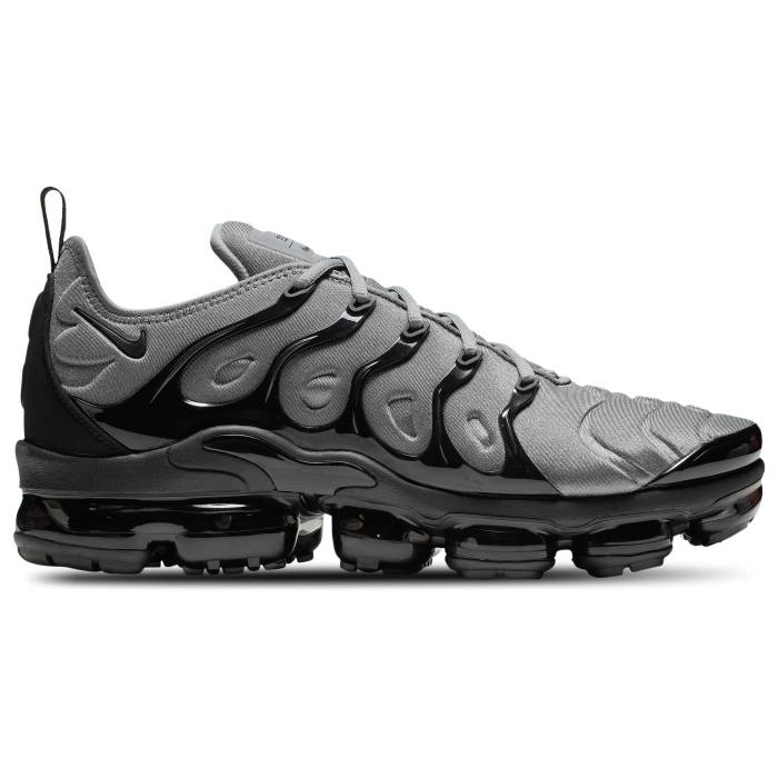ナイキ Nike 【 Air Vapormax Plus - Men\u0027s Men\u0027s Cool Grey/Black 】 メンズ メンズ 冷やりとした 薄墨色 薄墨色 黒いこと 黒いこと