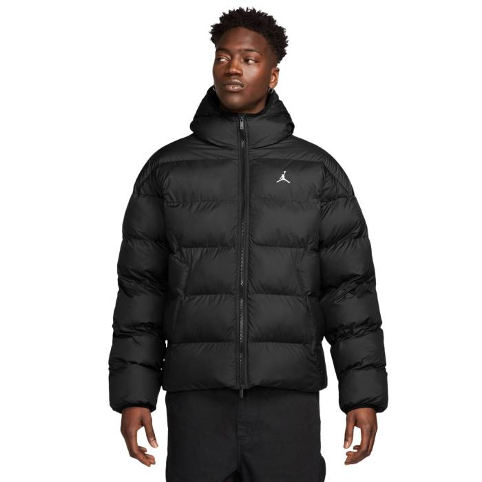 ナイキ ジョーダン Jordan 【 Brooklyn Puffer Jacket - Men\u0027s Men\u0027s White/Black 】 ブルックリン Jacket 上衣 メンズ メンズ 白いこと 白いこと 黒いこと 黒いこと