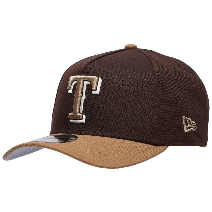 ニューエラ New Era 【 Rangers 940Af Cap - Adult Adult Tan/Brown 】 レンジャース キャップ 帽子 ユニセックス 茶色 ブラウン｜スニケス