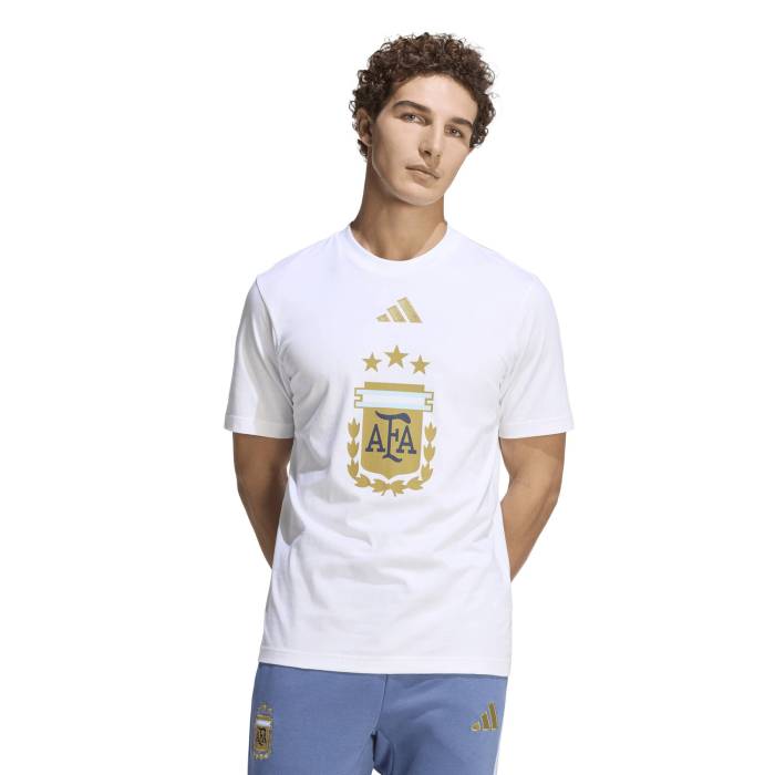 【★百貨店SALE★6/11夜夜中2時迄】アディダス Adidas 【 Argentina Dna Graphic T-Shirt - Men\u0027s Men\u0027s White 】 アルゼンチン グラフィック プルオーバー メンズ メンズ 白いこと 白いこと