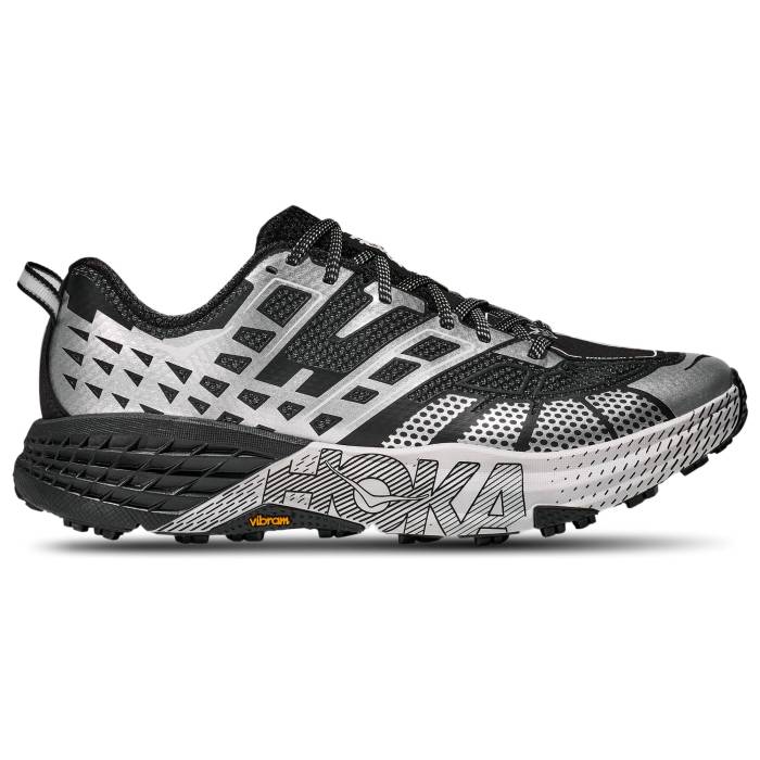 【★百貨店SALE★6/11真夜中2時迄】Hoka 【 Speedgoat 2 Ts - Men\u0027s Men\u0027s Black/Stardust 】 メンズ メンズ 黒いこと 黒いこと