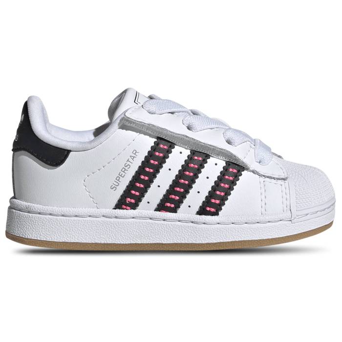 【★百貨店SALE★6/11真夜中2時迄】アディダス Adidas 【 Originals Superstar Ii Comfort - Boys\u0027 Toddler Boys\u0027 Toddler Lucid Pink/Core Black/Ftwr White 】 オリジナルス Superstar はやりっ児 もの言う花 乳飲み子用 もの言う花 pink さくら色 中核グループ 黒いこと 黒いこと
