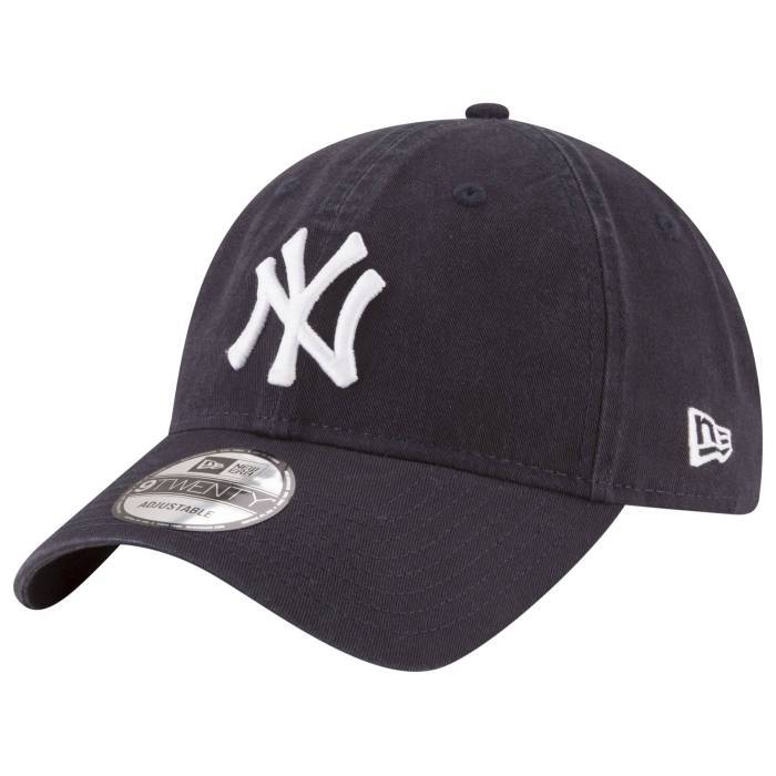 ニューエラ New Era 【 Yankees Core Classic 920 Adjustable Cap Men's White/Navy 】 ヤンキース コア クラシック キャップ 帽子 メンズ 白色 ホワイト 紺色 ネイビー