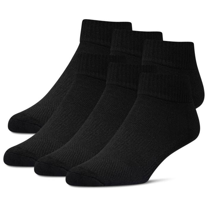 Csg 【 6 Pack Quarter Socks Women's Black 】 ソックス・靴下 レディース 黒色 ブラック