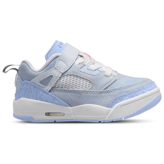 ナイキ ジョーダン Jordan 【 Spizike Low Fem Girls' Preschool Blue/Pink 】 ジュニア キッズ 青色 ブルー pink ピンク