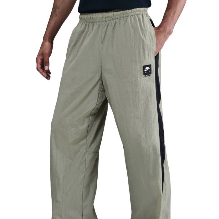 ナイキ Nike 【 Air Woven Track Pants Men's Light Army/Black/Black 】 Woven ウーブン トラック メンズ アーミー 黒色 ブラック
