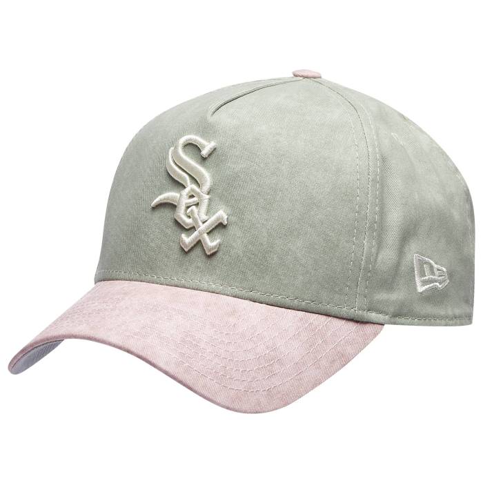 ニューエラ New Era 【 White Sox 940Af Washed Cap Adult Green/Purple 】 白色 ホワイト キャップ 帽子 ユニセックス green 緑・グリーン Purple 紫・パープル