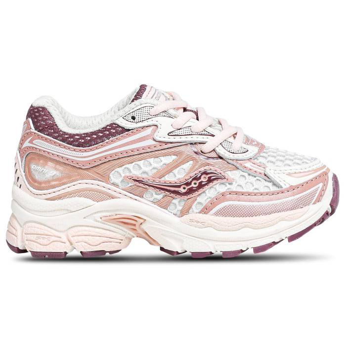 【★百貨店SALE★6/11真夜中2時迄】サッカニー Saucony 【 Omni 9 - Girls\u0027 Toddler Girls\u0027 Toddler Pink/White 】 オムニ もの言う花 乳飲み子用 もの言う花 pink さくら色 白いこと 白いこと