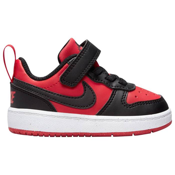 【★百貨店SALE★6/11真夜中2時迄】ナイキ Nike 【 Court Borough Low Recraft - Boys\u0027 Toddler Boys\u0027 Toddler White/Black/Red 】 厚地の外套 もの言う花 乳飲み子用 もの言う花 白いこと 白いこと 黒いこと 黒いこと Red 赤・赤いこと