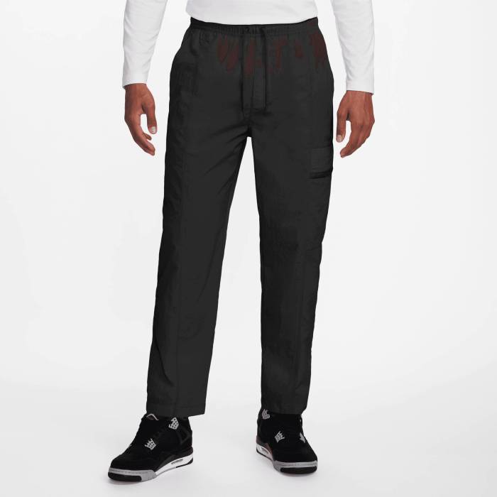 ナイキ ジョーダン Jordan 【 Essential Woven Pants - Men's Men's Black/Black 】 Woven ウーブン メンズ メンズ 黒色 ブラック｜スニケス