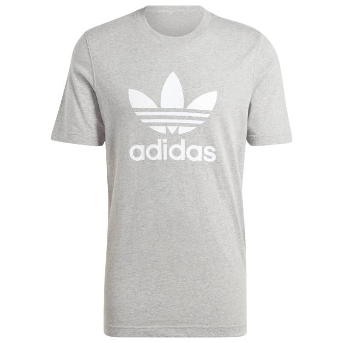 アディダス Adidas 【 Originals Big Trefoil S/S T-Shirt - Men\u0027s Men\u0027s White/Grey 】 オリジナルス トレフォイル 半袖 プルオーバー プルオーバー メンズ メンズ 白いこと 白いこと 薄墨色 薄墨色