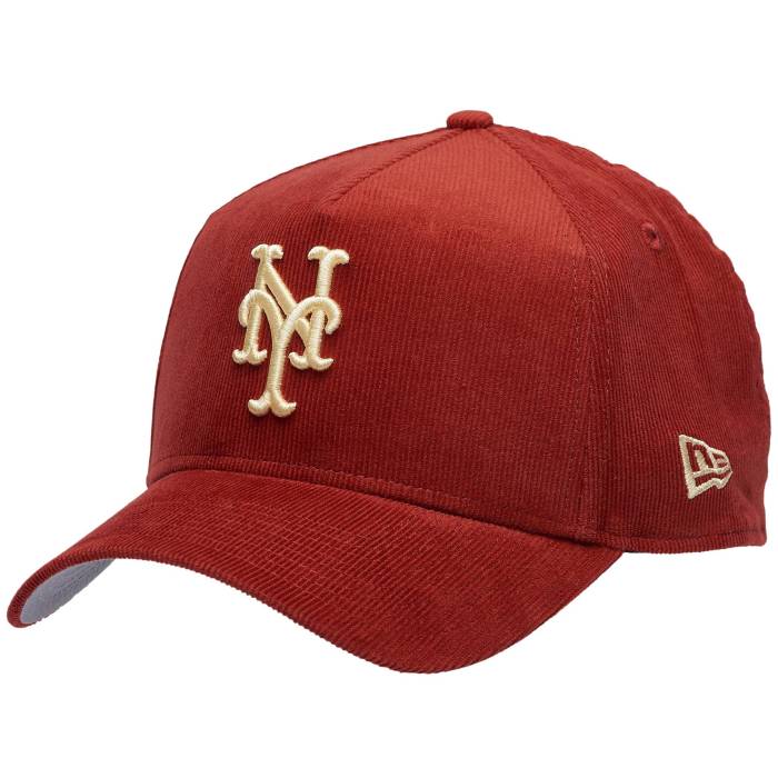 ニューエラ New Era 【 Mets 9Forty A-Frame Tonal Cord Cap - Adult Adult Rust 】 メッツ キャップ 帽子 ユニセックス｜スニケス 13,432円