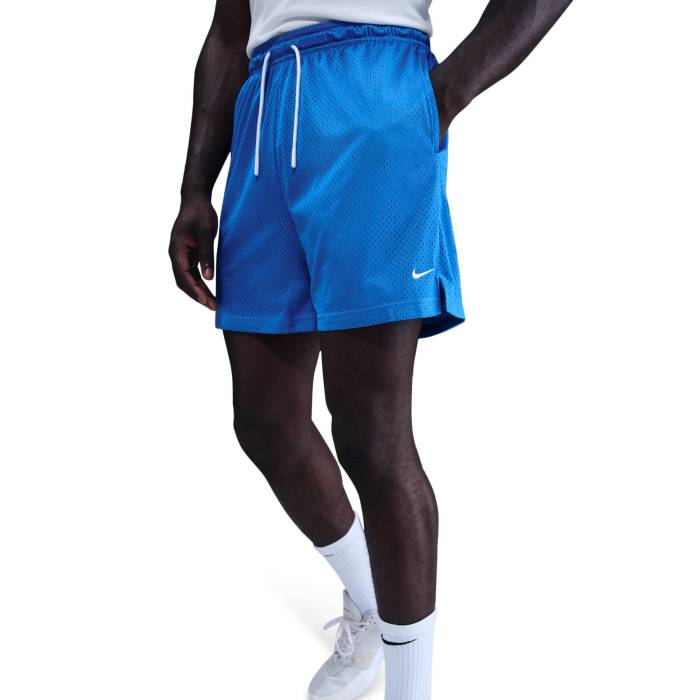 ナイキ Nike 【 Dri-Fit 5" Mesh Shorts - Men's Men's White/Lt Photo Blue 】 ドライフィット ショーツ メンズ メンズ 白色 ホワイト 青色 ブルー|スニケス