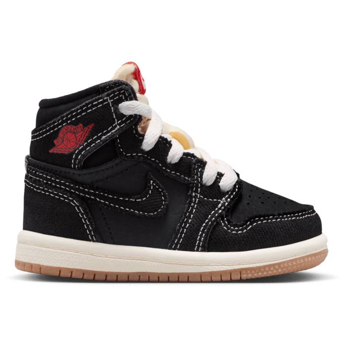 ナイキ ジョーダン Jordan 【 1 Retro High Og Fc - Boys\u0027 Toddler Boys\u0027 Toddler Black/Sail/Red 】 レトロ 御機嫌 もの言う花 乳飲み子用 もの言う花 黒いこと 黒いこと Red 赤・赤いこと