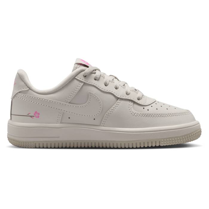 ナイキ Nike 【 Force 1 Low Lace Fl - Boys\u0027 Preschool Boys\u0027 Preschool Light Bone/Light Bone/Playful Pink 】 お坊っちゃん 御姉さん 赤ちゃん用 お坊っちゃん キッズ pink サクラ色
