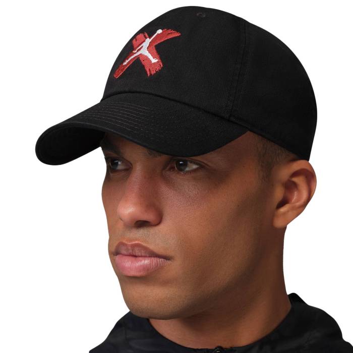 ナイキ ジョーダン Jordan 【 Club Jumpman Wash Band Cap - Adult Adult Black/Red 】 クラブ Jumpman ジャンプマン キャップ 帽子 ユニセックス 黒色 ブラック Red 赤・レッド｜スニケス