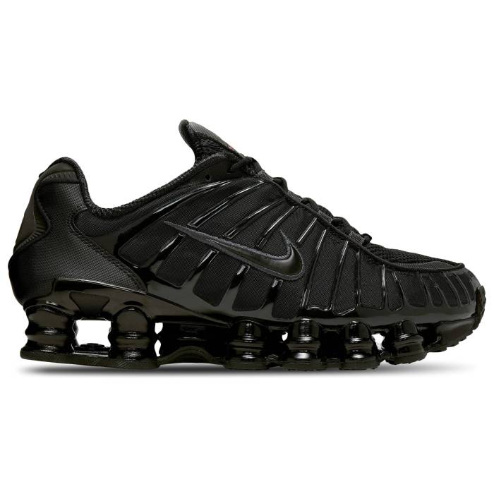 Nike ショックス スニーカー ブラック/ブルー NIKE Shox TL Black/Racer Blue/Metallic Silver ナイキ