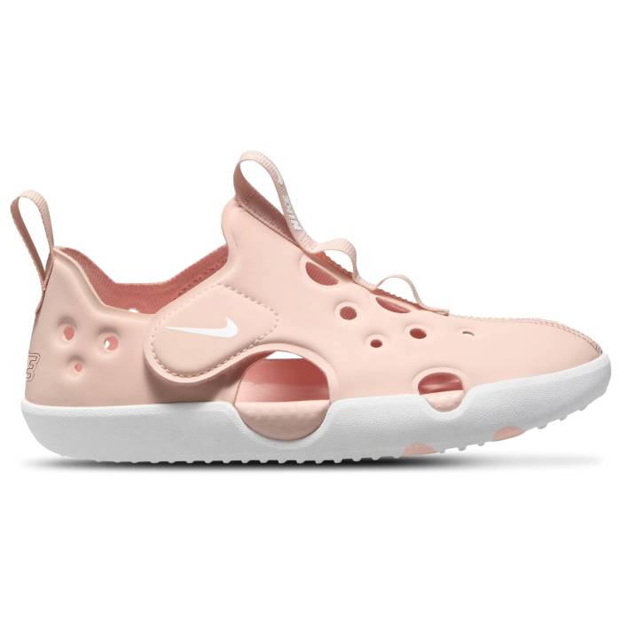 ナイキ Nike 【 Sunray Protect 4 Girls' Preschool White/Pink 】 ジュニア キッズ 白色 ホワイト pink ピンク