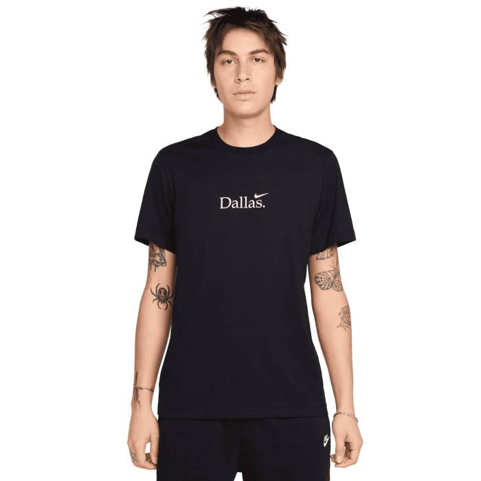 ナイキ Nike 【 Dallas Short Sleeve Crew T-Shirt Men White/Black 】 ダラス Sleeve スリーブ クルー Tシャツ メンズ 白色 ホワイト 黒色 ブラック