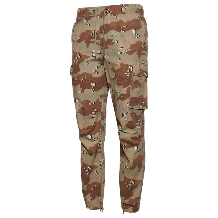 Csg 【 Essential Cargo Pants Men's Sand Camo/Black 】 カーゴ メンズ 砂色・サンド カモ柄 黒色 ブラック