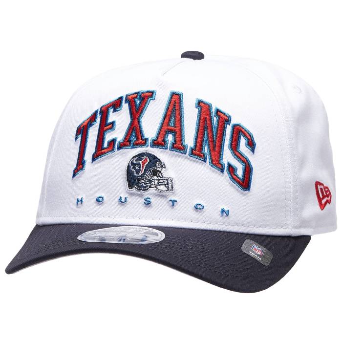 ニューエラ New Era 【 Texans 9Forty A-Frame 2T Arch Cap Adult White/Navy 】 テキサンズ キャップ 帽子 ユニセックス 白色 ホワイト 紺色 ネイビー