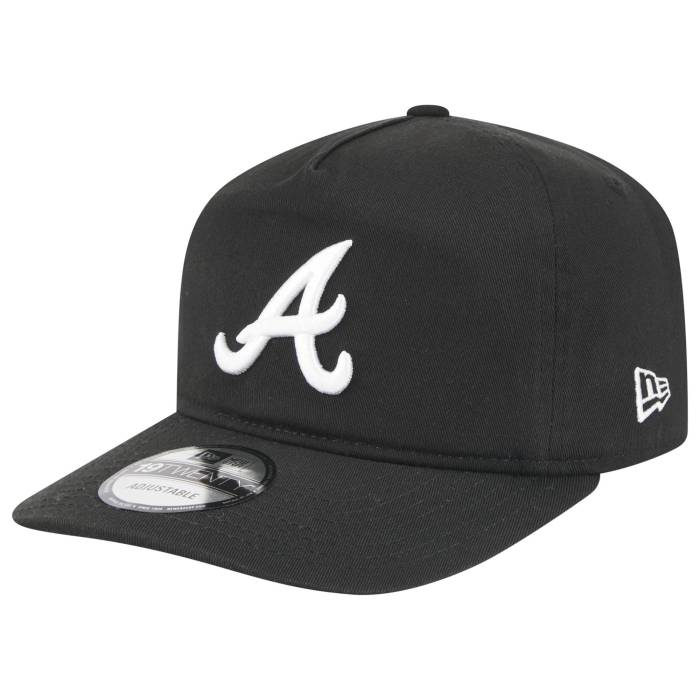 ニューエラ New Era 【 Braves Core 19Twenty Cap Adult Black/Black/White 】 ブレーブス コア キャップ 帽子 ユニセックス 黒色 ブラック 白色 ホワイト