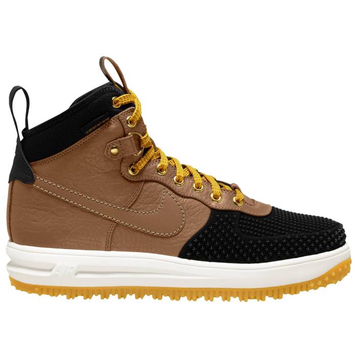 ナイキ Nike 【 Lunar Force 1 Duckboot - Men\u0027s Men\u0027s Brown/Black/Gold 】 ルーナー・ルナー メンズ メンズ 赤銅色 赤銅色 黒いこと 黒いこと ゴールド