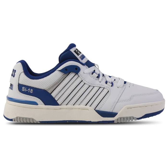 入れものイス K-Swiss 【 Si-18 Rival - Men\u0027s Men\u0027s Black/White/Blue 】 競争相手 メンズ メンズ 黒いこと 黒いこと 白いこと 白いこと 青み 青色