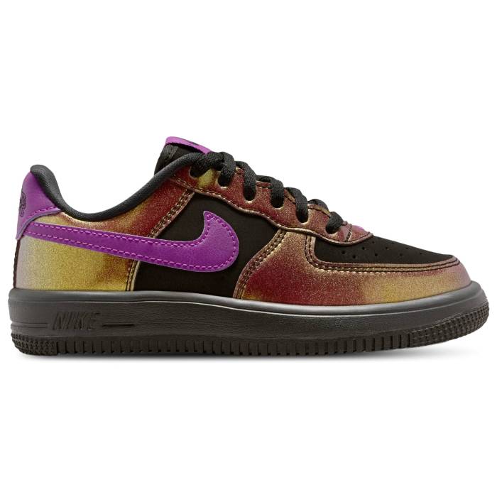 ナイキ Nike 【 Air Force 1 Low Lv8 4 Lace - Boys\u0027 Preschool Boys\u0027 Preschool Black/Bold Berry 】 お坊っちゃん 御姉さん 赤ちゃん用 お坊っちゃん キッズ 黒いこと 黒いこと