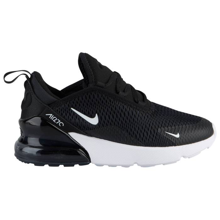 ナイキ Nike 【 Air Max 270 - Boys\u0027 Preschool Boys\u0027 Preschool Black/White/Anthracite 】 マックス お坊っちゃん 御姉さん 赤ちゃん用 お坊っちゃん キッズ 黒いこと 黒いこと 白いこと 白いこと