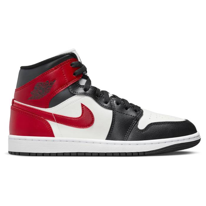 ナイキ ジョーダン Jordan 【 Aj 1 Mid - Women\'s Women\'s Red/White/Black 】 ミッド レディース レディース Red 赤・レッド 白色 ホワイト 黒色 ブラック|スニケス