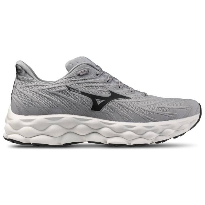 ミズノ Mizuno 【 Wave Sky 8 - Men\u0027s Men\u0027s Ultimate Grey/Black 】 Wave ウェーブ・ウェイブ 天の原 メンズ メンズ Ultimate アルティメイト 薄墨色 薄墨色 黒いこと 黒いこと