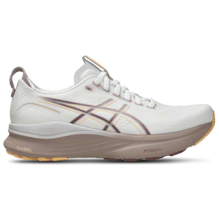【 Gel-Kayano 32 - Women's Women's White/Orange Glow/Pink 】 レディース レディース 白色 ホワイト orange 橙・オレンジ pink ピンク｜スニケス 37,570円