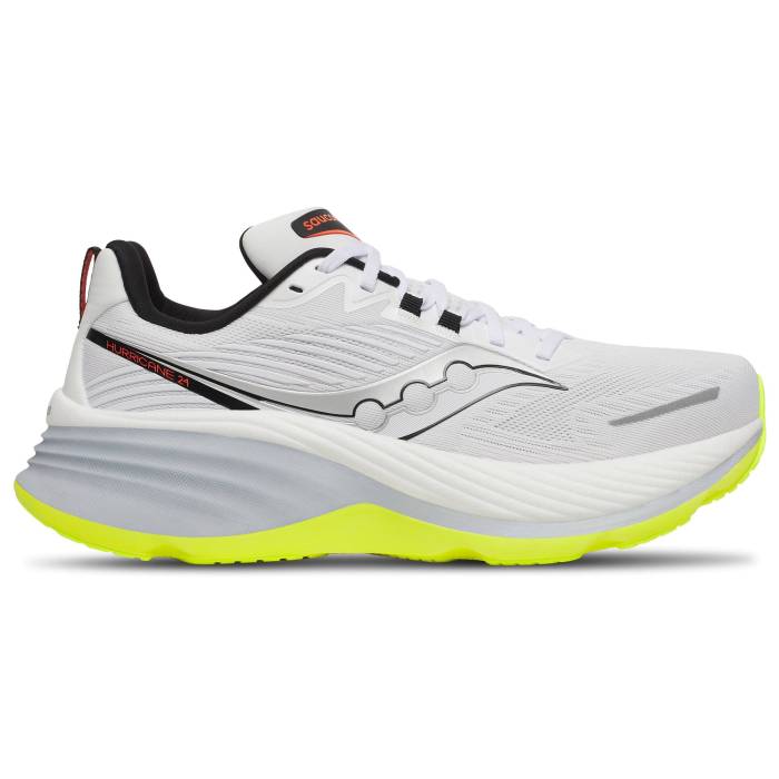 【★百貨店SALE★6/11真夜中2時迄】サッカニー Saucony 【 Hurricane 24 - Men\u0027s Men\u0027s White/Black 】 ハリケイン メンズ メンズ 白いこと 白いこと 黒いこと 黒いこと