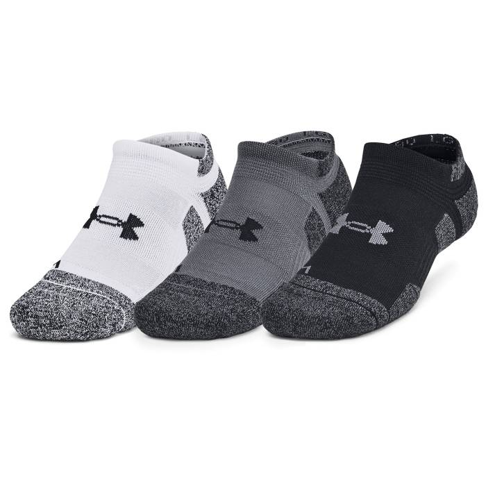アンダーアーマー Under Armour 【 Perf Tech Pro 3Pk No Show - Men's Men's Castlerock/White/Black 】 テック プロ メンズ メンズ 白色 ホワイト 黒色 ブラック｜スニケス