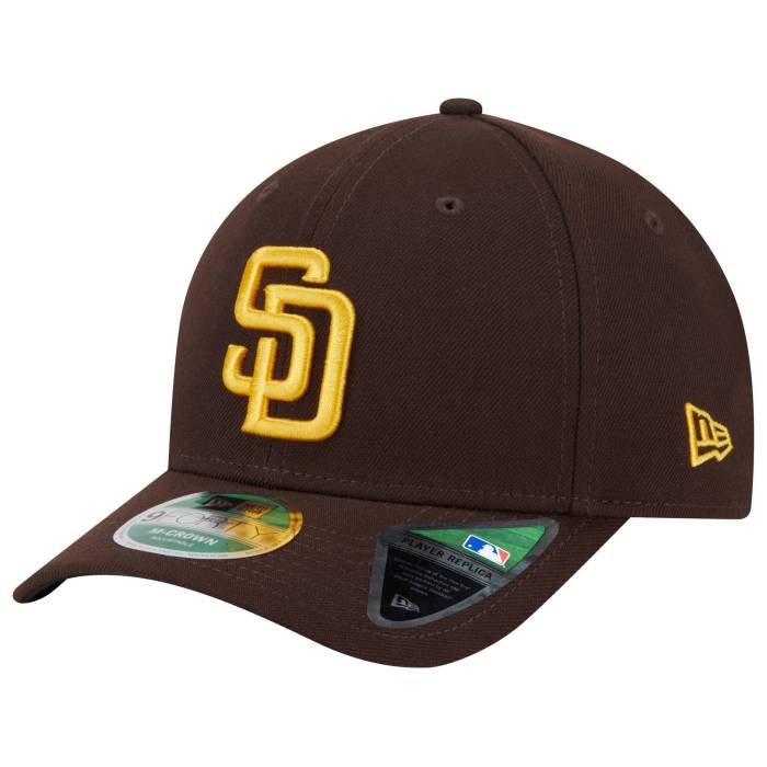 ニューエラ New Era 【 Padres Player Replica 9Forty Cap - Men's Men's Brown/Yellow 】 パドレス キャップ 帽子 メンズ メンズ 茶色 ブラウン yellow 黄色・イエロー｜スニケス