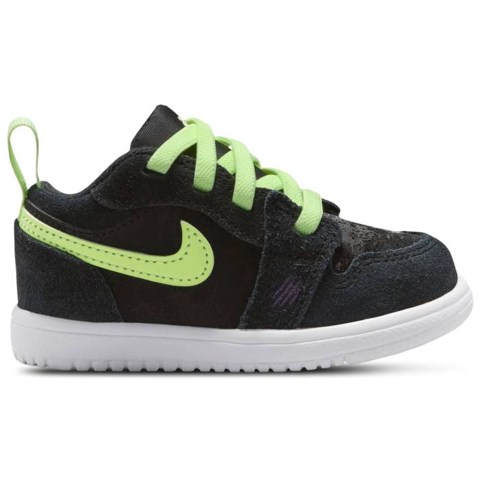 ナイキ ジョーダン Jordan 【 1 Low Alt Ss - Boys\u0027 Toddler Boys\u0027 Toddler Black/Volt/Dark Raisin 】 もの言う花 乳飲み子用 もの言う花 黒いこと 黒いこと