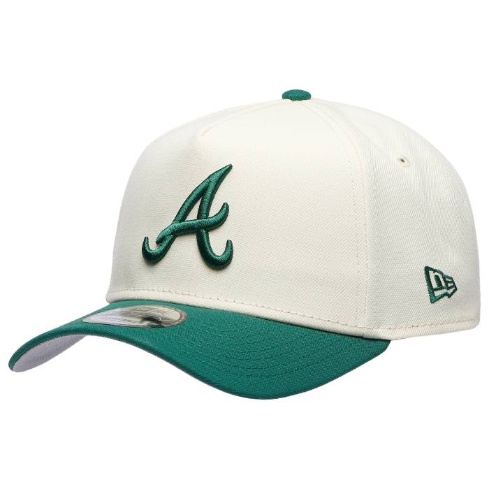 ニューエラ New Era 【 Braves 940 A-Frame Cap - Adult Adult Chrome/Green 】 ブレーブス キャップ 帽子 ユニセックス green 緑・グリーン｜スニケス