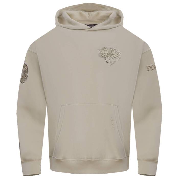 【★百貨店SALE★6/11真夜中2時迄】労働者階級判定基準 Pro Standard 【 Knicks Neutral Drop Shoulder Pullover Hoodie - Men\u0027s Men\u0027s Taupe 】 ニックス フーディー パーカー メンズ メンズ