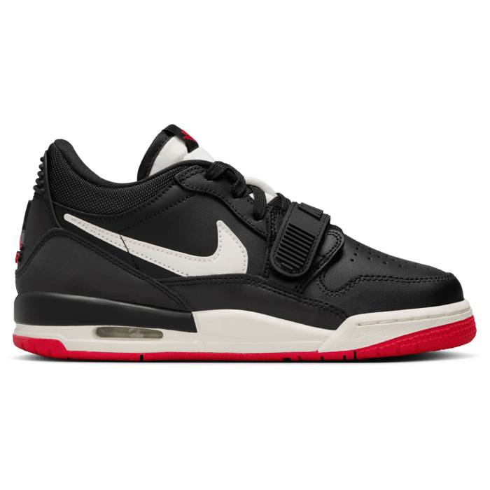 ナイキ ジョーダン Jordan 【 Legacy 312 Low - Boys\u0027 Grade School Boys\u0027 Grade School Black/Sail/Red 】 legacy レガシー お坊っちゃん キッズ 黒いこと 黒いこと Red 赤・赤いこと