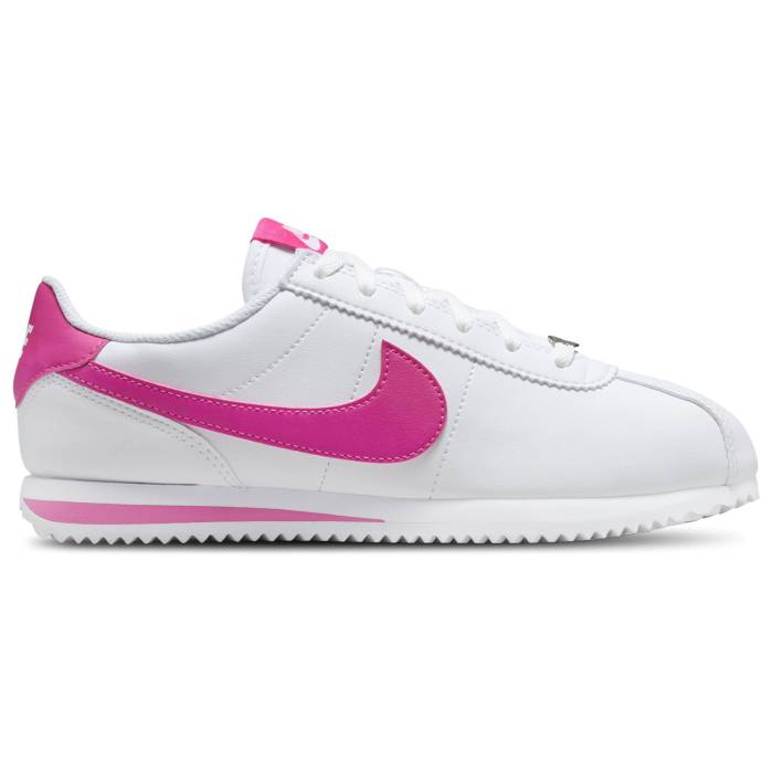 ナイキ Nike 【 Cortez Boys Grade School White/Laser Fuchsia 】 コルテッツ ジュニア キッズ 白色 ホワイト Laser レーザー