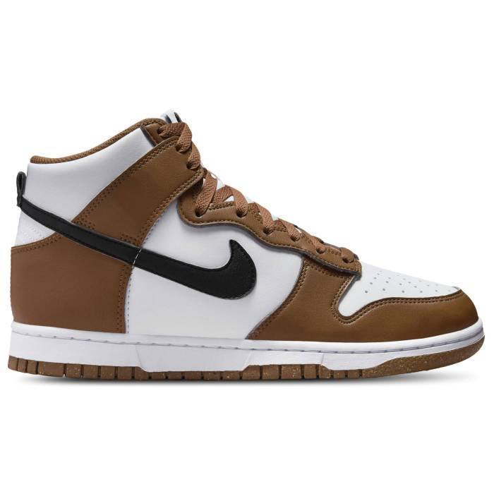 ナイキ Nike 【 Dunk High Women's White/Black/Light British Tan 】 ダンクハイ レディース 白色 ホワイト 黒色 ブラック