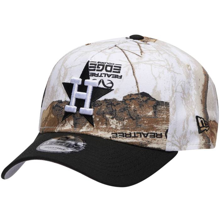 ニューエラ New Era 【 Astros 9Forty A-Frame Snow Realtree Cap Adult Multi/Black 】 アストロズ キャップ 帽子 ユニセックス 黒色 ブラック