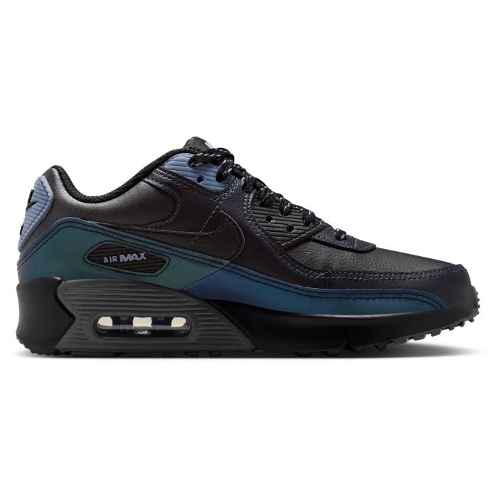 ナイキ Nike 【 Air Max 90 Se Boys' Grade School Black/Black/Dk Smoke Grey 】 マックス ジュニア キッズ 黒色 ブラック 灰色 グレー