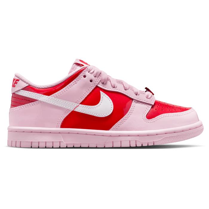 ナイキ Nike 【 Dunk Low Valentine\u0027s Day - Girls\u0027 Grade School Girls\u0027 Grade School Pink Foam/Summit White/Red 】 ダンク お坊っちゃん キッズ pink サクラ色 白いこと 白いこと Red 赤・赤いこと