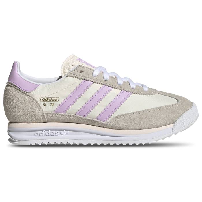 アディダス Adidas 【 Originals Sl 72 - Boys\u0027 Grade School Boys\u0027 Grade School Chalk White/Bliss Lilac/Wonder Quartz 】 オリジナルス お坊っちゃん キッズ 白いこと 白いこと