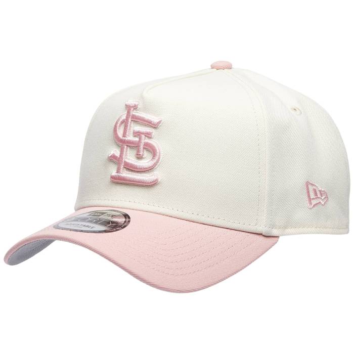 ニューエラ New Era 【 Cardinals 9Forty A-Frame Cap - Adult Adult Chrome/Pink Rouge 】 カージナルス キャップ 帽子 ユニセックス pink ピンク｜スニケス