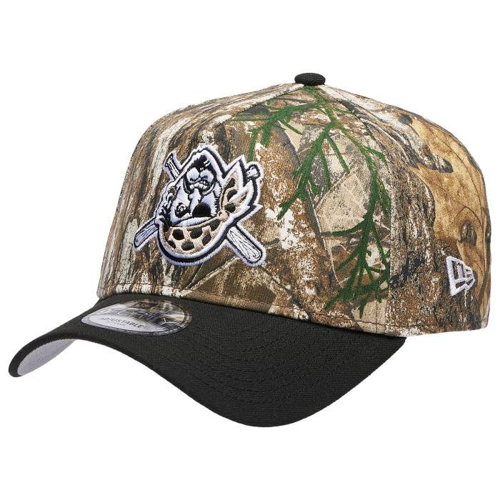 ニューエラ New Era 【 Pirates 940 A-Frame Realtree Cap - Adult Adult Camo/Black 】 海賊団 キャップ 帽子 ユニセックス カモ柄 黒色 ブラック｜スニケス